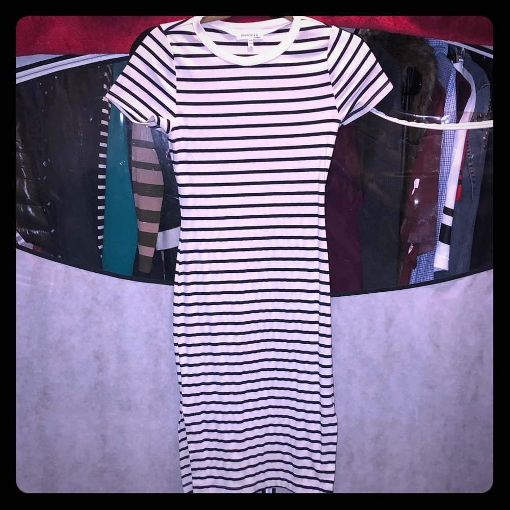 Comfy cotton stretch T shirt dress 👗